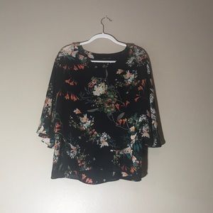 Beautiful Floral Summer Blouse